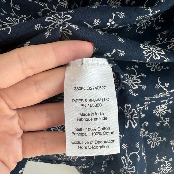 New Veronica Beard Kent Floral Embroidered Long-Sleeve Top Size 6 - Picture 12 of 13